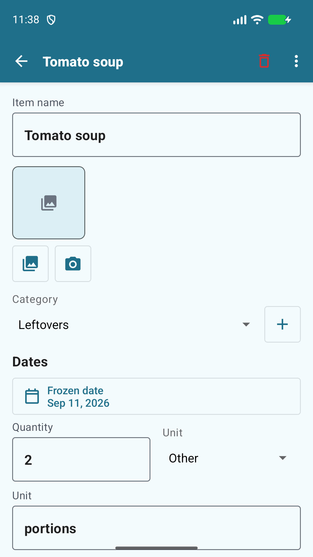 Freezer Tracker 2